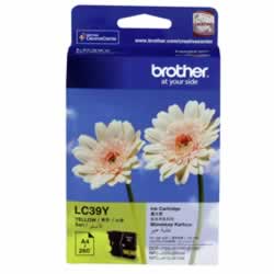 BROTHER LC39Y INK CARTRIDGEYellow 260Pg