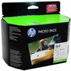 HP CG929AA PHOTO VALUE PACKNo.564 1xC,M,Y. 6x4 Paper