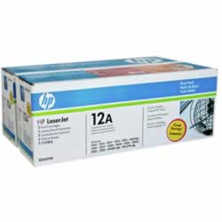 HP Q2612AD LASERJET CARTBlack Dual Pack