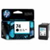 HP #74 INKJET CARTRIDGECB335WA, Black