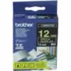 BROTHER TZE334 PTOUCH TAPE 12MMx8M Gold on Black Tape 
