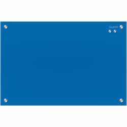 QUARTET INFINITY GLASS BOARD 895x635mm Blue Office Series