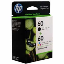 HP #60 INKJET CARTRIDGECombo Pack