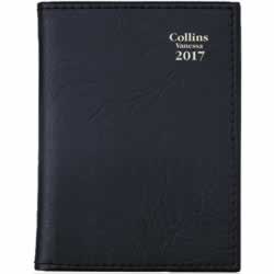 COLLINS VANESSA POCKET DIARY125x80mm Week to Opening Black