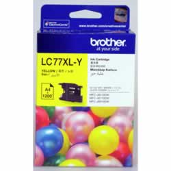 BROTHER LC77XLY INKJET XH/YLDJ6510dw/6710/6910 1.2K Yellow