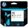 HP 72 PRINTHEADMatt Black and Yellow