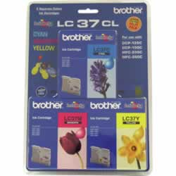 BROTHER LC37CL3PK INK CARTInkjet 3Pack - Colour