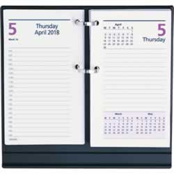 COLLINS DESK CALENDAR STANDS With Refill 1 Day Side Open 