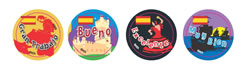 Stickers Merit Language Spanish