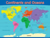 Charts Continents and Oceans