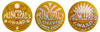 Stickers Lge 40mm  Princ. Award Gold Foil Awd -  Prin (72)