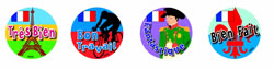 Stickers Merit Language French