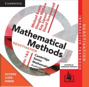 Mathematical Methods VCE Units 1&2 Student Reactivation Code