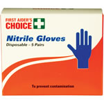Trafalgar Nitrile Gloves Fac Pack 5