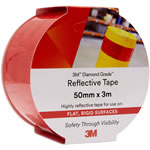 3M 983 Reflective Tape Diamond, 50mmx3M 72 - Red