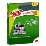 Scotch Brite Sponge Heavy Duty Foam Scrub Pack 2