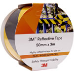 3M 7930 Reflective Tape 50mmx3M Yellow/Black