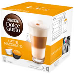 Nescafe Dolce Gusto Coffee Capsules Latte Macchiato Pack 8