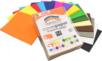 Education Plus – Cover Paper Rainbow 125gsm 210mm x 297mm (A4) Assorted ...