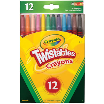 Education Plus – Crayola Twistable Crayons Packet 12