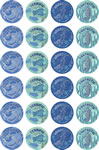 Stickers - Wonderlands (Sea) - Foil Merit (96)