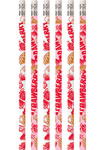 Pencils - Strawberry Scented (10)