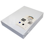 Rainbow Binding  Cover A4 350gsm Leathergrain White Pack Of 100