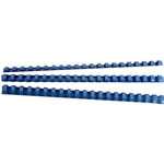 GBC Plastic Binding Comb 6mm 21 Loop 25 Sheets Capacity Blue Pack Of 100