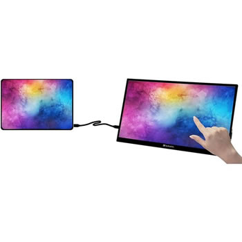 Verbatim Portable Full HD 1080P Monitor 14 Inch Black 