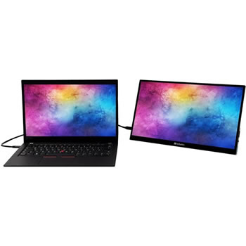 Verbatim Portable Full HD 1080P Touch Screen Monitor 17.3 Inch Black