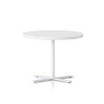 Rapidline Kolo Round Side Table 600D x 457mmH White Top White Base