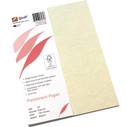 Quill A4 Parchment Paper 89GSM Natural 