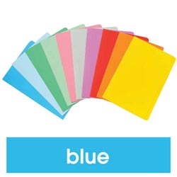 Marbig Manilla Folder F/Cap Blue 