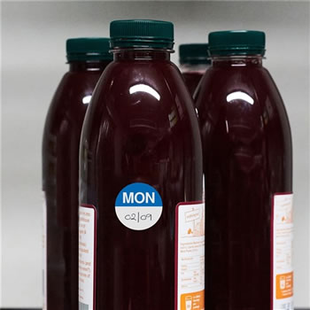 Avery Food Rotation Round Label 24mm Monday Blue Roll of 1000
