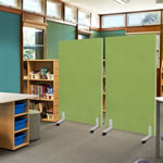 Room Divider Screen Screen Mobile 900 x 1800mm Autex Colours **NEW**