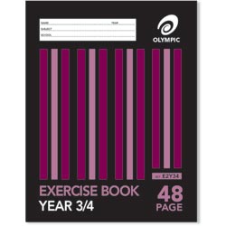 Olympic Exercise Books 48 page Yr3/4 Qld Ruling 225X175