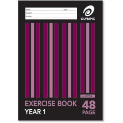 Olympic Exercise Books A4 48 page Yr1 Qld Ruling