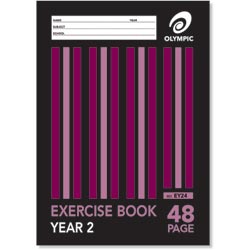 Olympic Exercise Books A4 48 page Yr2 Qld Ruling