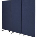Visionchart ZIP Acoustic 3 Panel Divider Screen 1830W x 28D x 1650mmH Marine