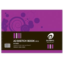 Olympic Sketch Book A3 40page Cartridge Sp33