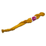 RAINBOW COLOURED RAFFIA YELLOW 250G HANK 